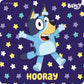 SmileMakers Bluey Stickers for Kids Classroom - 100 Count Bulk Teacher Supplies with 5 Assorted Character Designs | 2.5 Inch Reward Stickers
