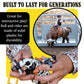 Little Buster Bucking Bulls Rodeo Set | Brown & Spotted Bulls with Riders | 1:16 Scale Collectible Farm & Ranch Display | Authentic Western