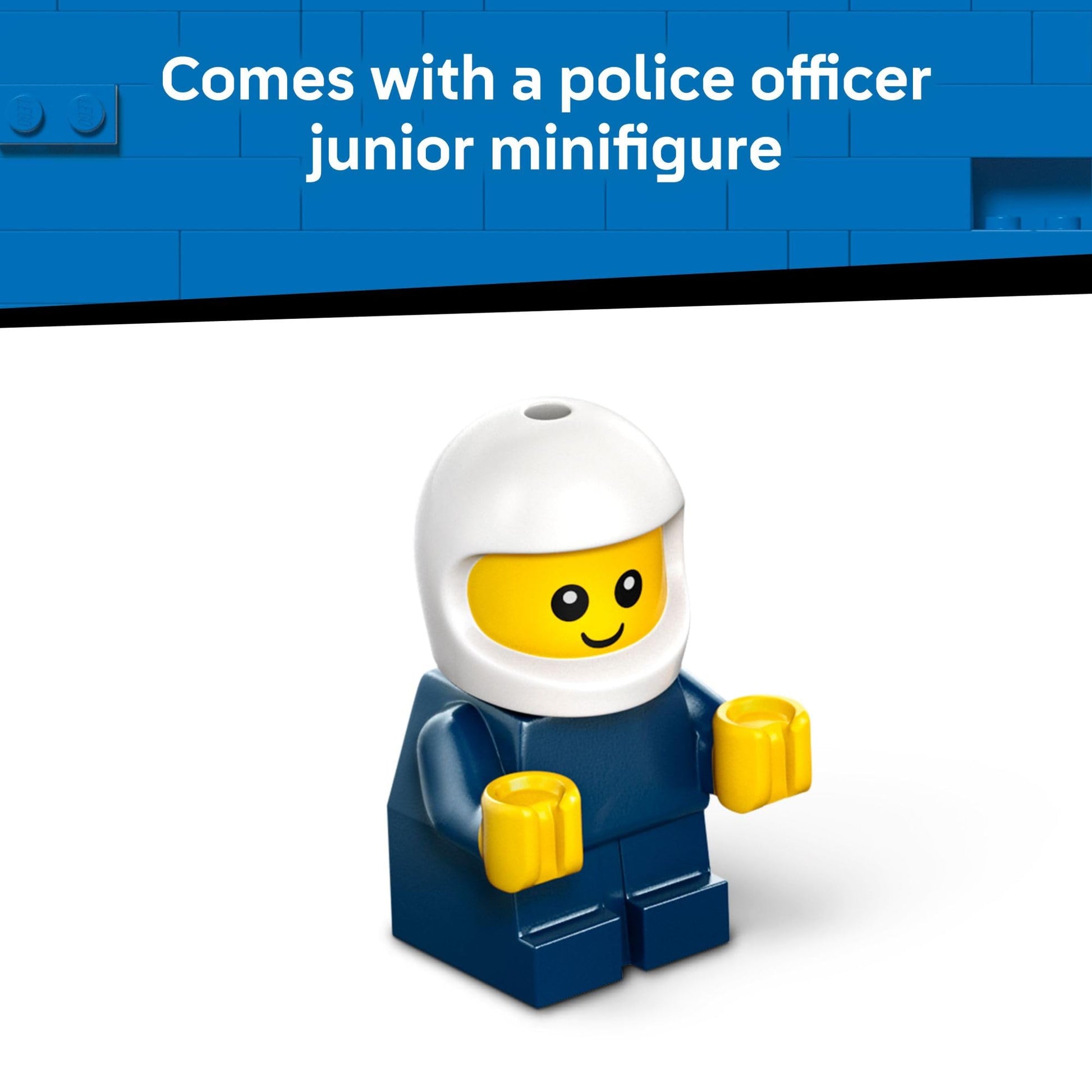 LEGO City Rides - Police Truck Building Toy for Kids - Pretend Play Set for Boys & Girls, Ages 5+ - with Police Officer Junior Minifigure - Gift Idea