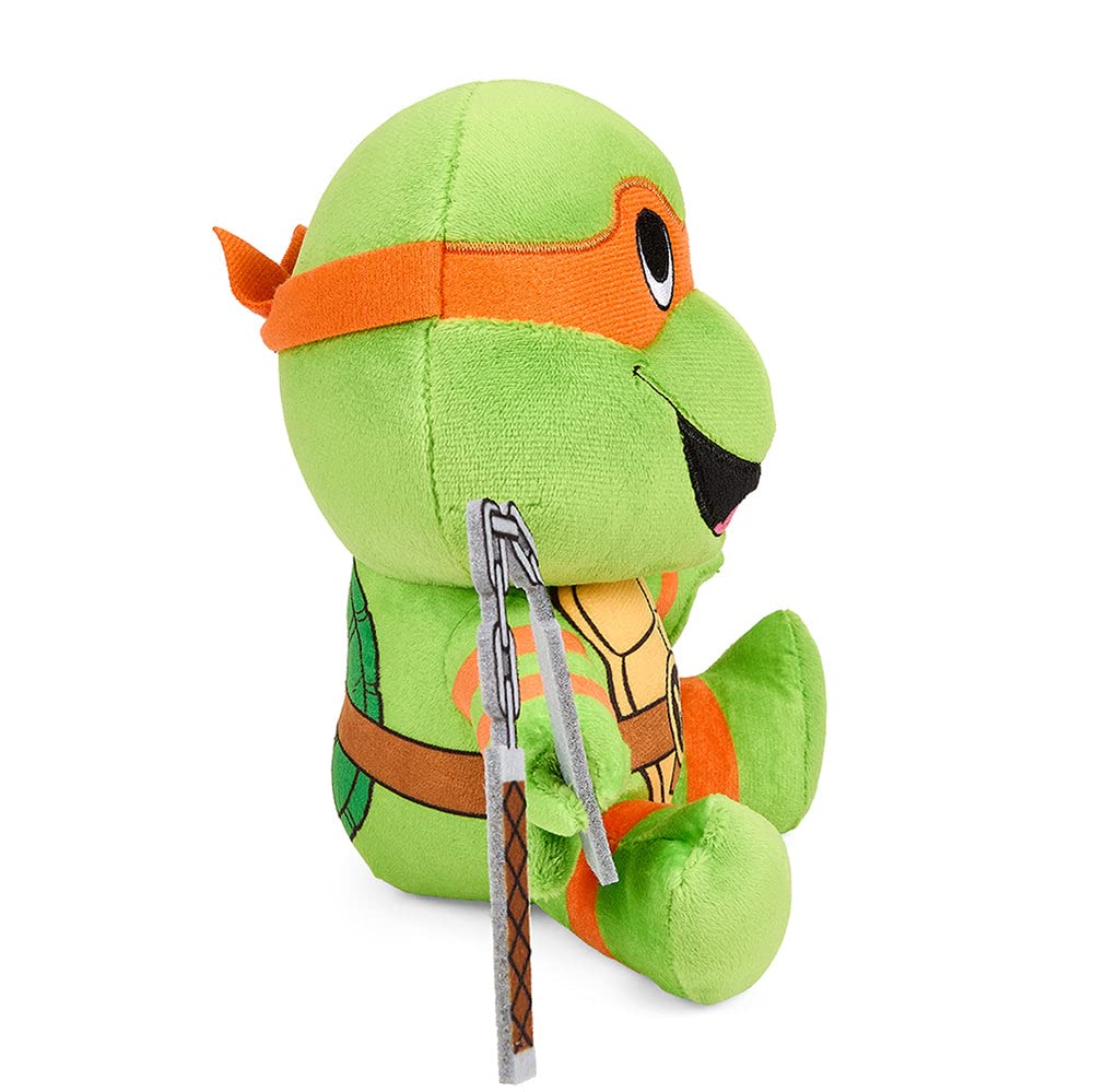 Kidrobot Teenage Mutant Ninja Turtles Michelangelo 7.5 Inch Phunny Plush