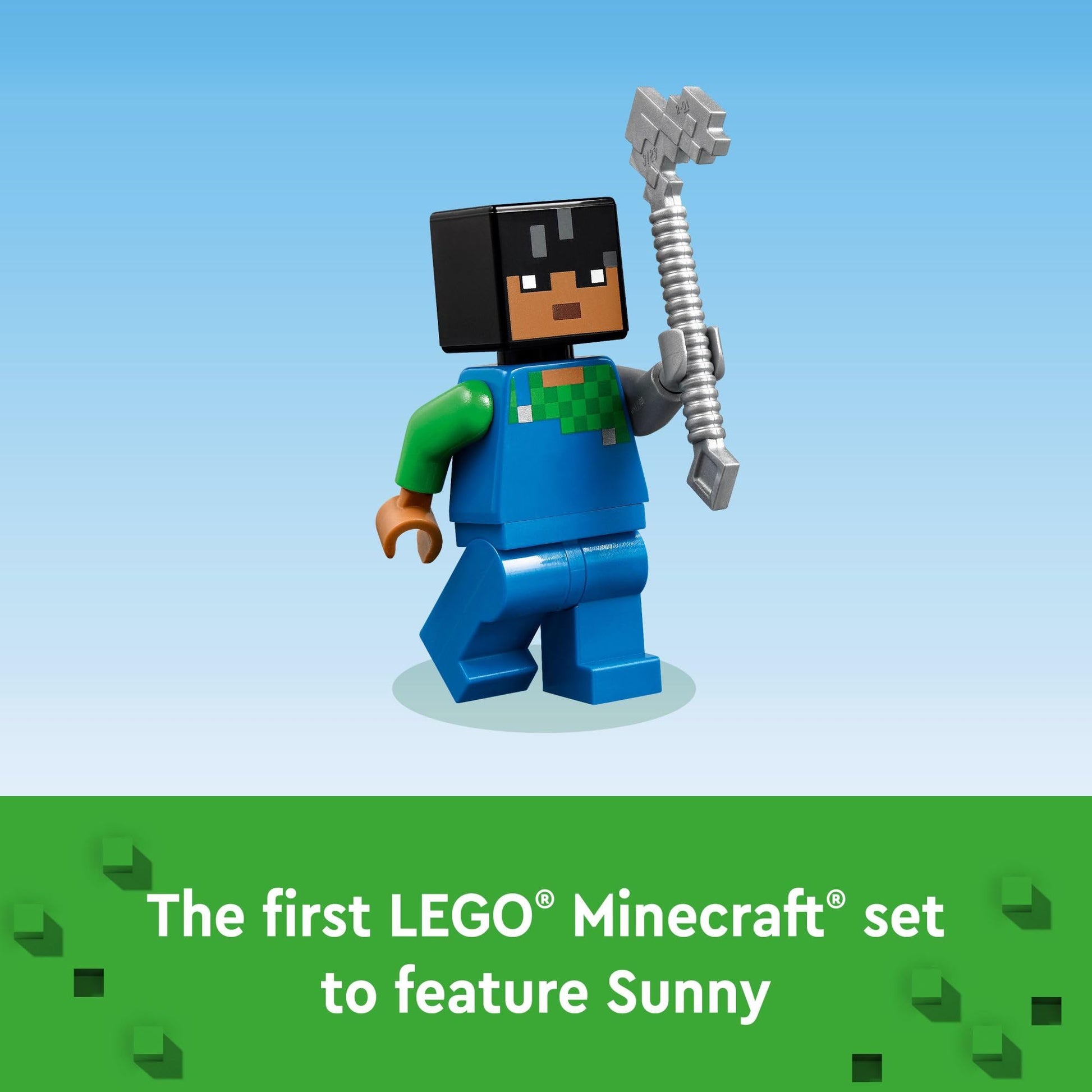 LEGO Minecraft The Cherry Blossom Garden, Video Game Toy for Kids, Building Set with 2 Minecraft Minifigures, Bees and a Sniffer Figure, Hands-on Toy