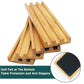 ESSAJOY Wooden Domino Trays/Racks Set of 8 Domino Tiles Holders Mexican Train Wooden Trays/Racks Wood Organizers for Chicken Foot (8 Premium Domino