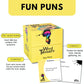 ? WORD TEASERS Fun Puns - Fun & Funny Joke Cards for Kids & Adults - A Pun Card Game Full of Cheesy Jokes - Word Riddle Pun Game - 150 Joke Cards
