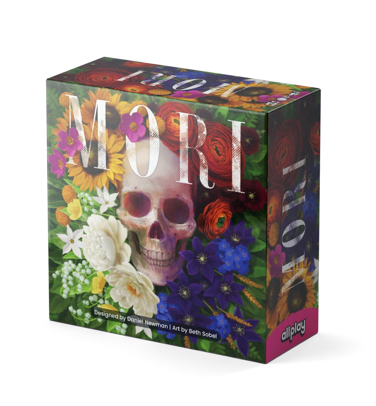 ALLPLAY Mori Board Game - Trick-Taking Strategy Card Game Where Dice Break The Rules - 3-5 Players - Great Board Game for Families and Adults - Full
