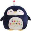 Litence Cute Penguin Plush Stuffed Animal Soft Happy Birthday Plushies Pillow Toy Gifts for Boys and Girls Home Decor