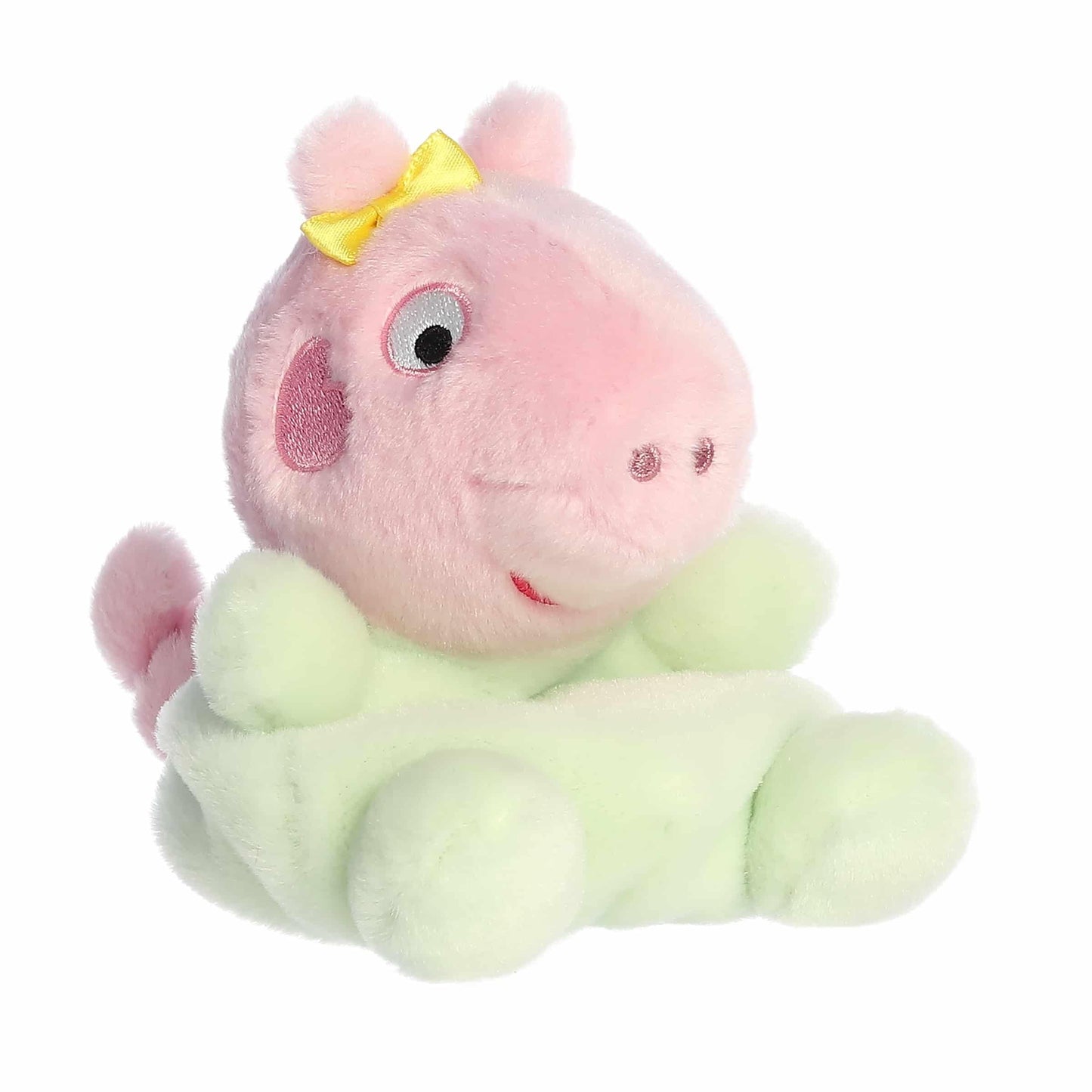 Aurora® Playful Peppa Pig™ Evie Baby Pig Palm Pals™ Stuffed Animal - Officially Licensed Toys for All Fans - Perfect for Birthdays, Adults and Kids