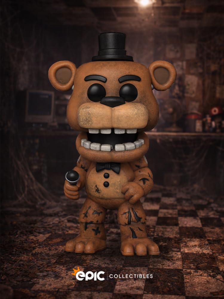 Funko Pop! FNAF: Five Nights at Freddy's - Withered Freddy Vinyl Figure Collectibles Bundled with Box Protector