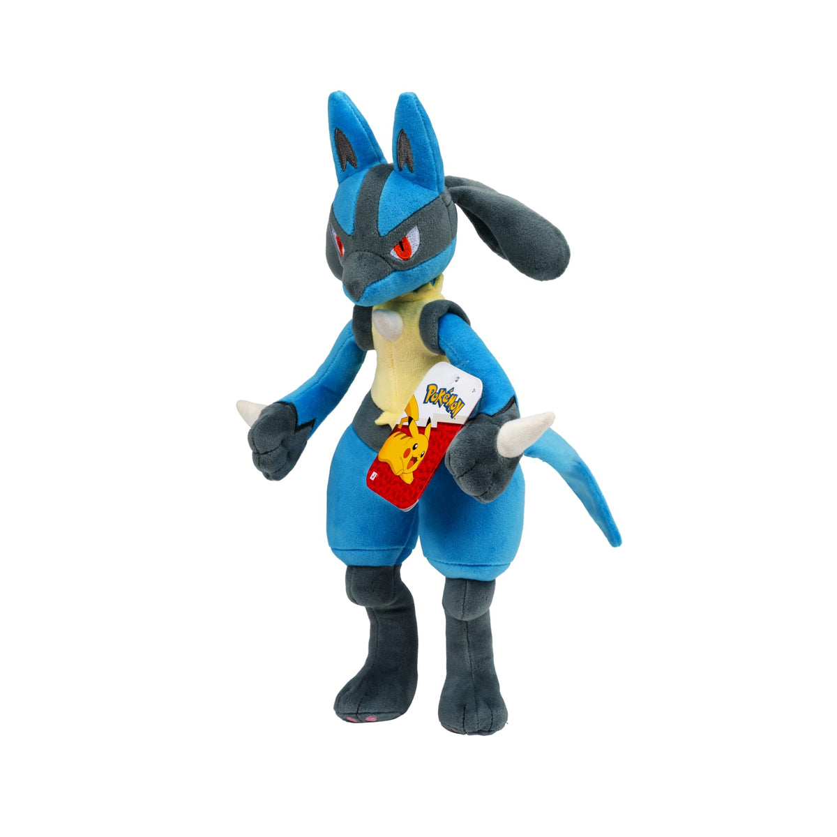 Pokémon Plush 30 cm PKW4589 Lucario - Blue/Black - Official Pokemon Stuffed Collectible Toy for Children 2+