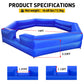 WARSUN 15FT Gaga Ball Pit Inflatable with Powerful Blower, Portable Gagaball Court for Indoor Outdoor Family Activities Inflatable Sport Games (Blue)