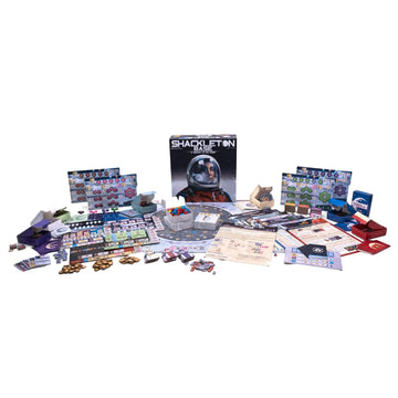 Shackleton Base: A Journey to The Moon Board Game - Sci-Fi Strategy Game of Space Exploration, Fun for Family, Kids & Adults, Ages 14+, 1-4 Players