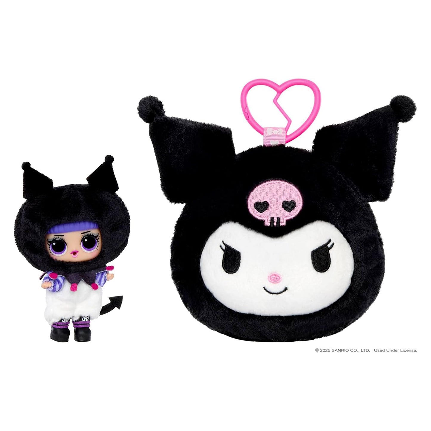LOL Surprise Loves Hello Kitty and Friends Reversible Plush - Blind Plush with Matching Tot, Sanrio Characters, On-The-Go Play, 5 Surprises, 6