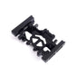 Aluminum Alloy Transmission Case Chassis Protector for 1/10 Traxxas TRX-4 RC Crawler Car, Cobweb Structural Hollowing Dissipate Heat (Black)