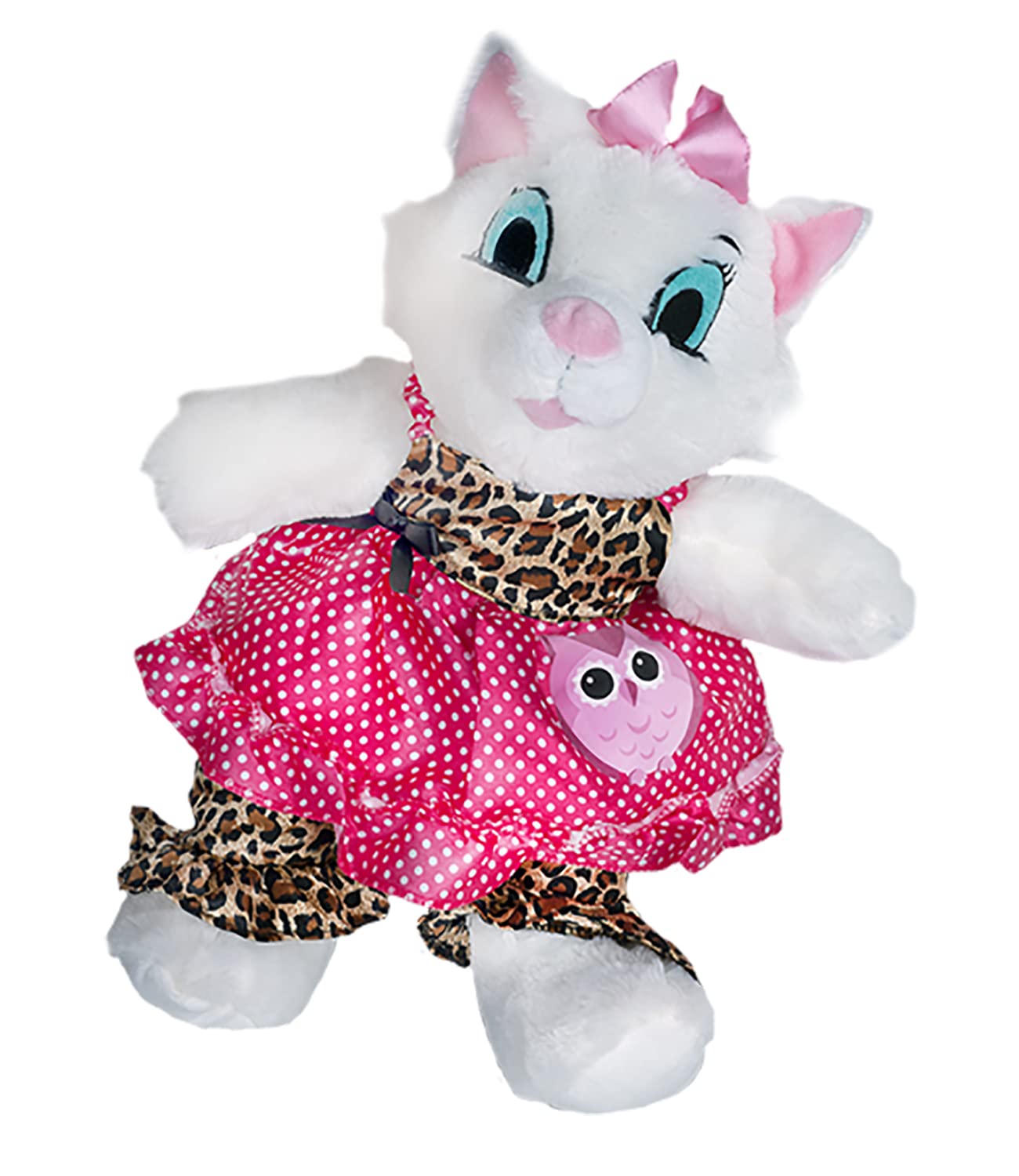 Cute Leopard Owl Teddy Bear Clothes Most 14"-18" Build-a-Bear and Make Your Own Stuffed Animals