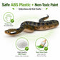 JOKFEICE Realistic Animal Figures Green Anaconda Figurines, Science Project, Cake Topper, Early Educational Toys Birthday for Toddlers Kids Age 3 4 5