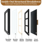 KBVASOTZ Graded Card Display Frame - Compatible with PSA, CGC, TAG Slabs - Solid Wood Frame with Black Velvet EVA - Wall Mount or Desktop Display Case