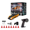 MindXplore 1/43 Scale RC Mini Drift Car, 2.4GHz Full Proportional 4WD Remote Control Racing Cars Model with Lights, Li-po Battery 15KM/H and 30