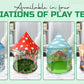 Playhouse for Boy Girl - Play Tent for Kids Toddlers, Pop Up Portable Toy Gift, Indoor Outdoor Airfort Bed Fort Party Room Airplane Bulldozer