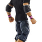 Mattel Bret “Hit Man” Hart WrestleMania Action Figure with entrance shirt & Vince McMahon Build-A-Figure Pieces, 6-in Posable Collectible Gift
