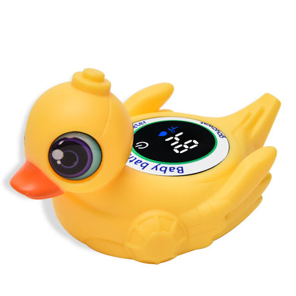 Baby Bathtub Thermometer with LED Display Screen+Cute Duck toy-2-in-1