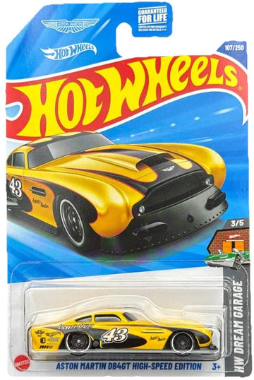 Hot Wheels Aston Martin DB4GT High-Speed Edition, Gold, HW Dream Garage 3/5, 107/250