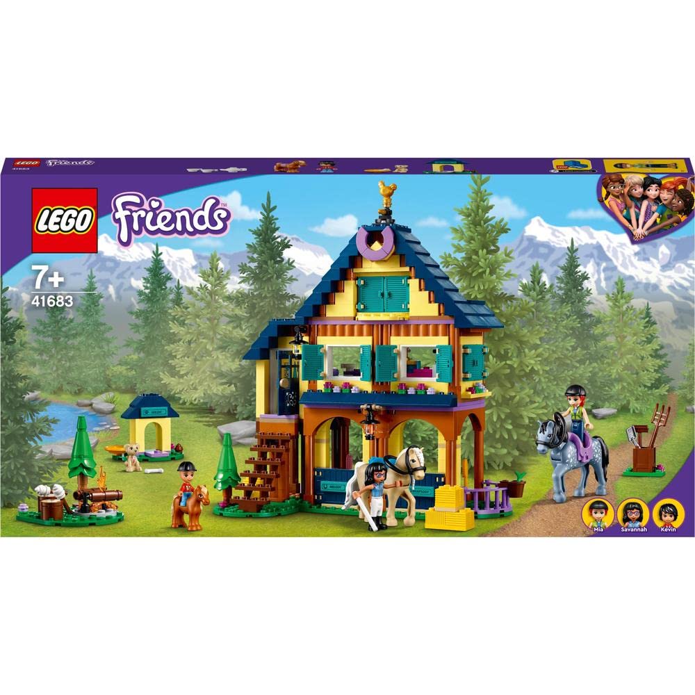 Lego® Friends Forest Horseback Riding Center 41683 Building Kit; Horse Riding