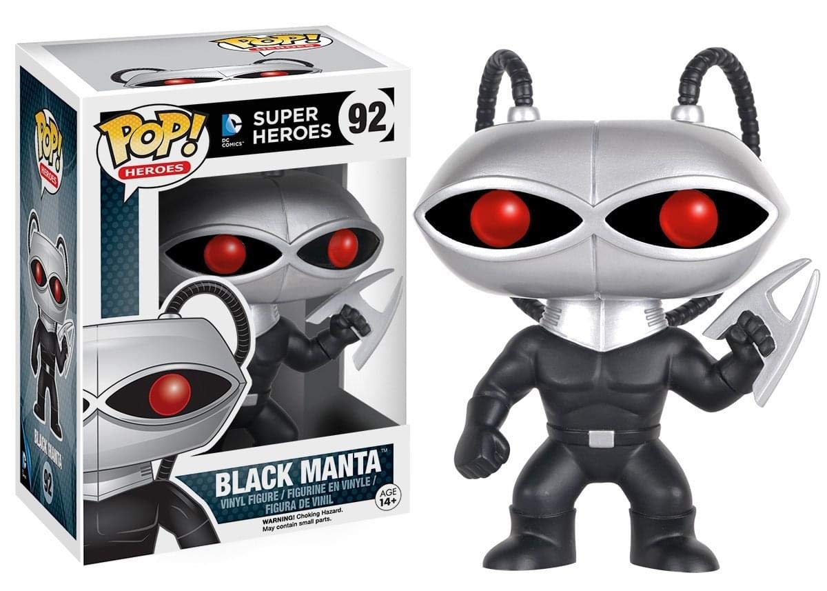 Funko POP Heroes: Black Manta Action Figure