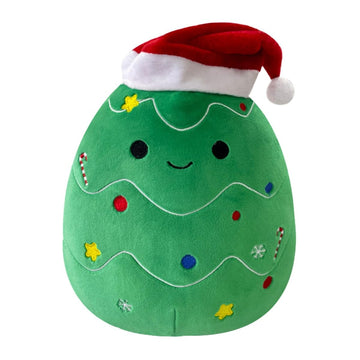 IORNBEAU 9.8-Inch Christmas Tree Plush Pillow - Green Christmas Plush - Collectible Soft & Cute Christmas Tree Stuffed Animal Toy - Gift for Kids