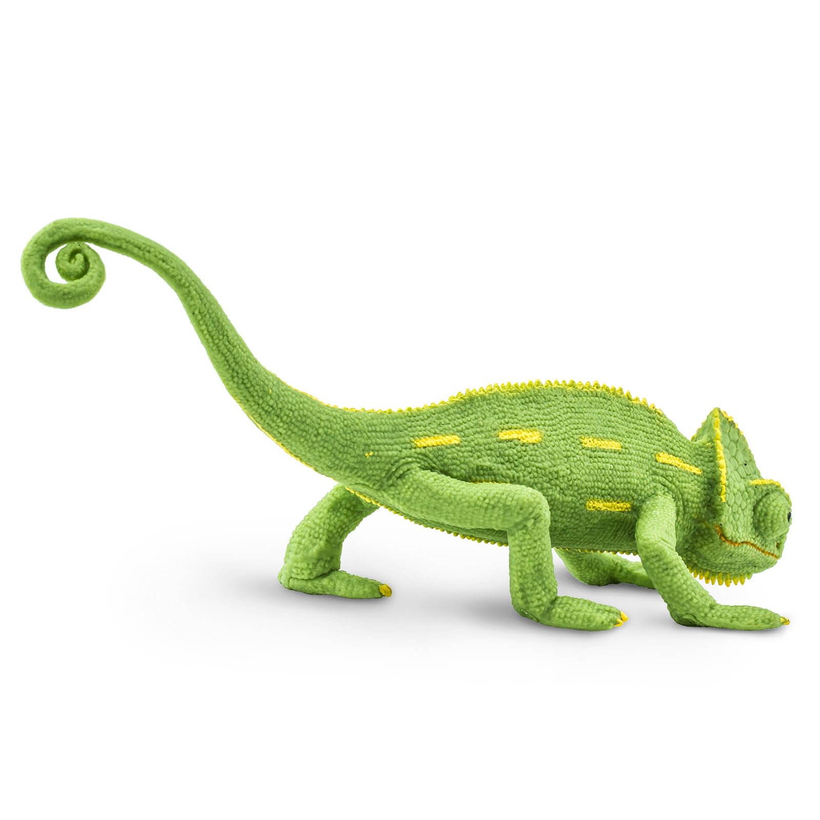 Safari Ltd. Veiled Chameleon Baby Figurine - Detailed 6.75" Plastic Model Figure - Fun Educational Play Toy for Boys, Girls & Kids Ages 18M+