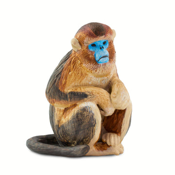 Safari Ltd. Snub Nosed Monkey - Realistic 2.5" Plastic Primate Figure - Educational Toy for Boys, Girls and Kids Ages 3+