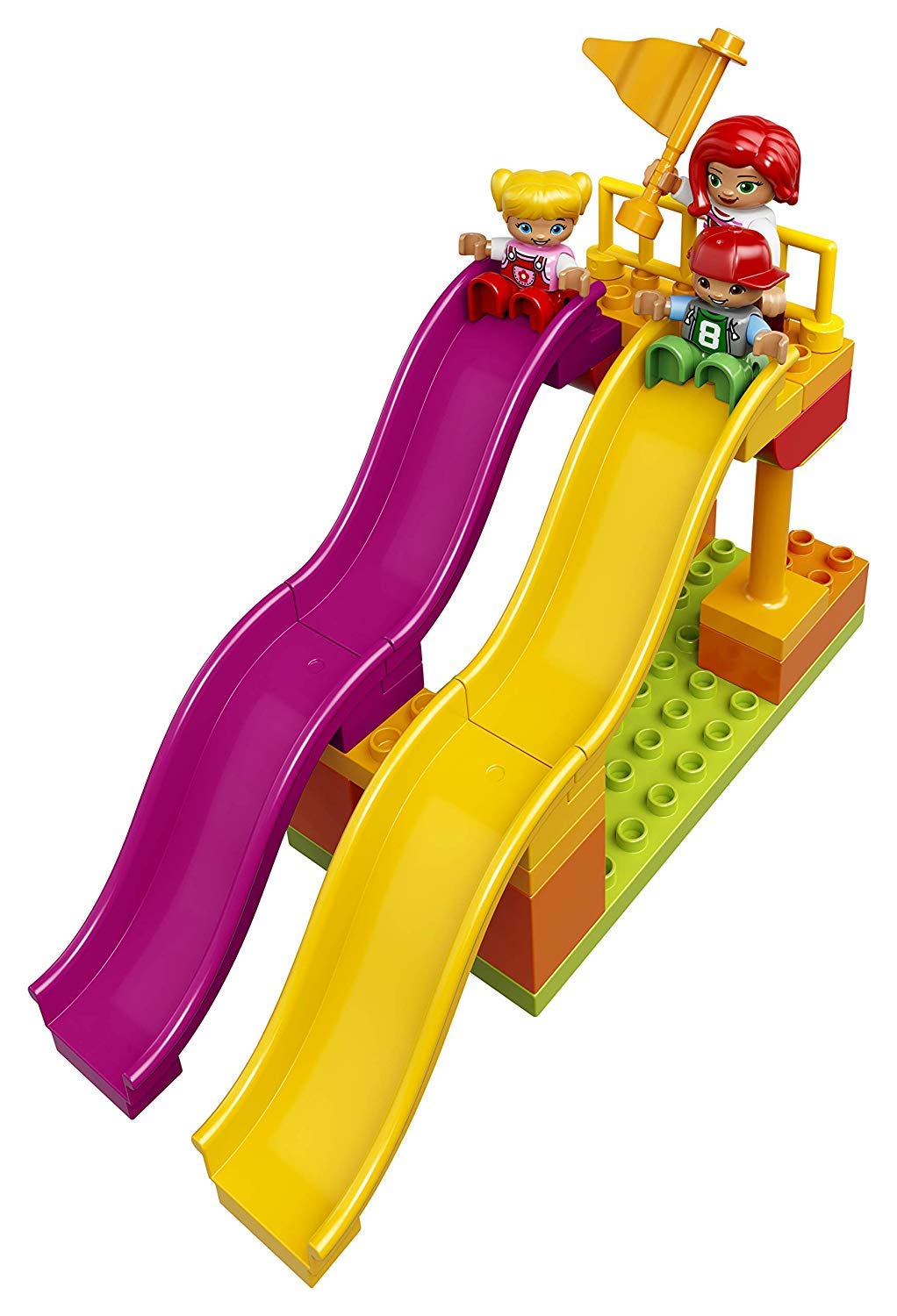 LEGO DUPLO Town Big Fair 10840 Role Play and Learning Building Blocks Set for Toddlers Including a Ferris Wheel, Carousel, and Amusement Park (106