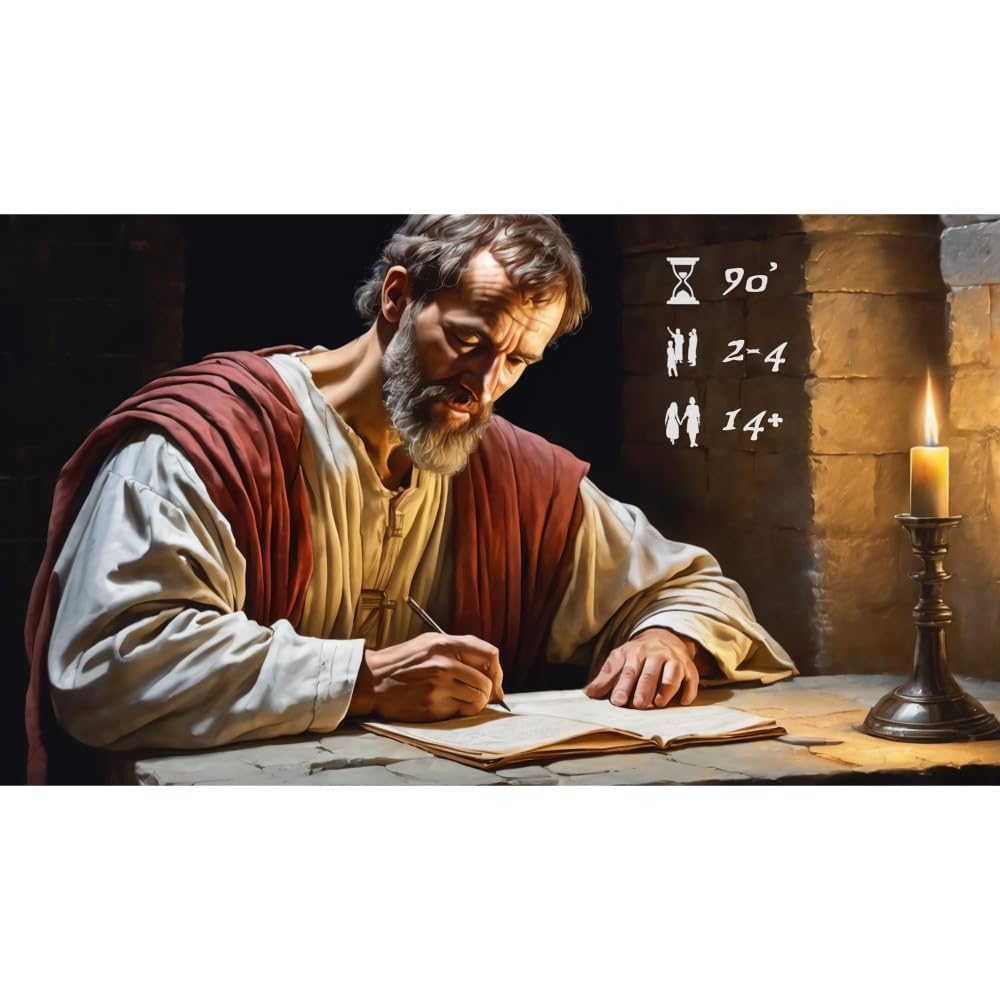 Cobblestone Games: The Acts: Letters from Rome - Expansion, Christian Themed Family Board Game, Set Collection, Ages 14+, 2-4 Players, 120 Min