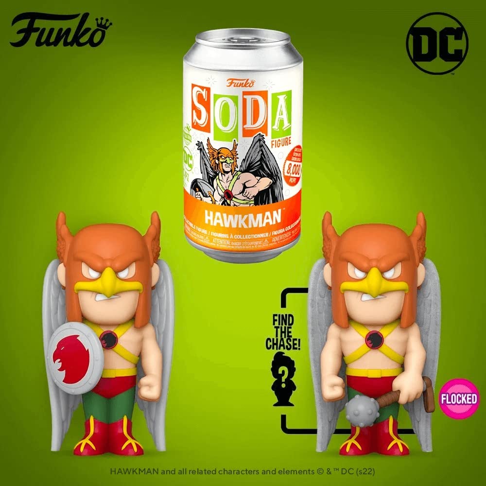 Funko Vinyl SODA DC Comics - Hawkman Figure 8000 Made