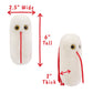 GIANTmicrobes Salmonella Plush -Learn About Food Safety, Bacteria and Gut Health with this Unique Fun Gift for Friends, Families, Teachers, Chefs
