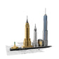 LEGO Architecture New York City Model Kit - Bedroom or Office Decor for Kids & Adults, Ages 12+ - Building Blocks to Display - NYC Gift & Souvenir