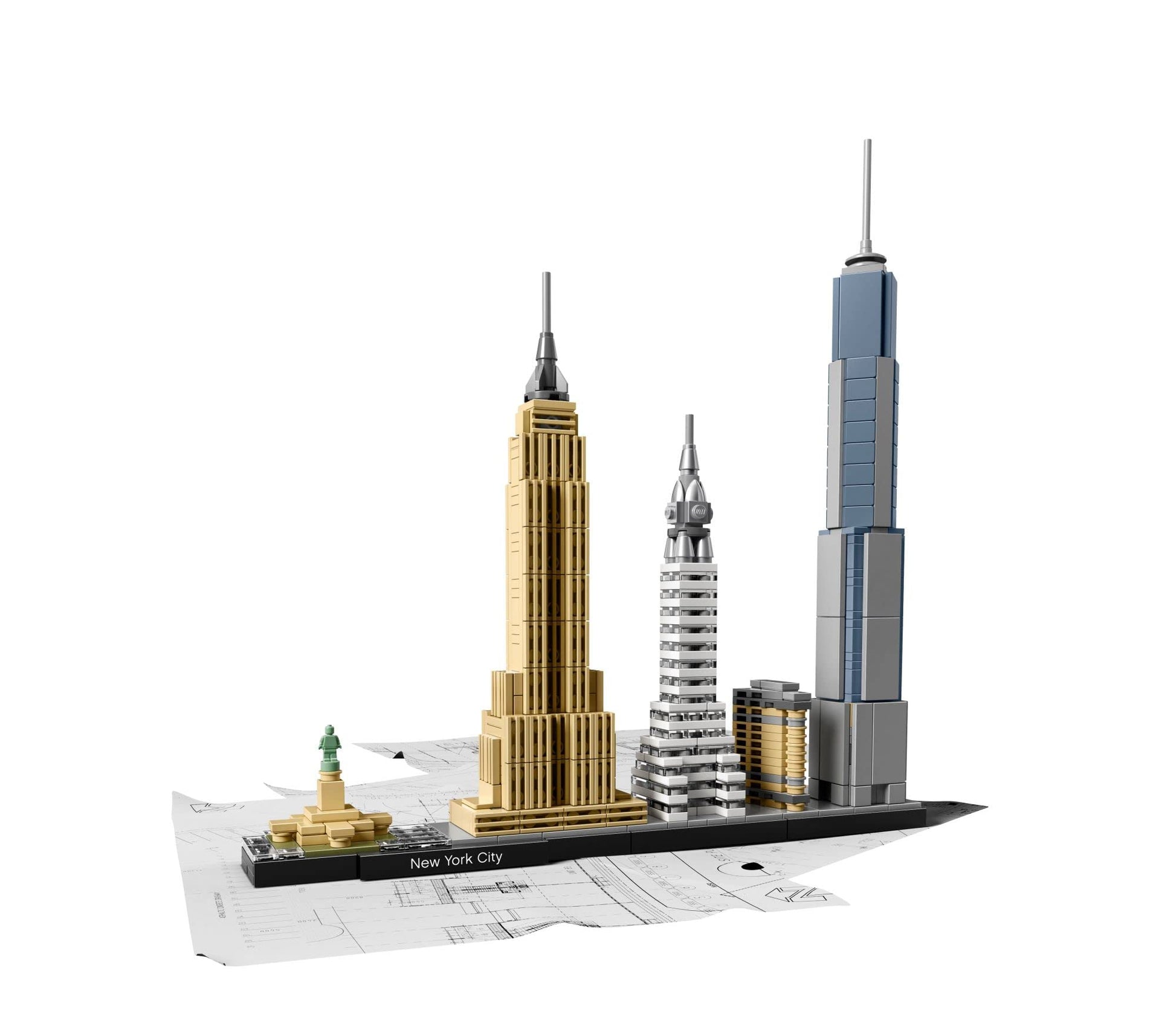 LEGO Architecture New York City Model Kit - Bedroom or Office Decor for Kids & Adults, Ages 12+ - Building Blocks to Display - NYC Gift & Souvenir