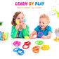 HAHA Baby Link-to-Go Connecting Rings Toy Hanging Stroller Car Seat Crib Playmat Attach Toys Infant Newborn Boy Girl Clip On Early Education Learning