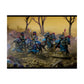 Wargames Atlantic Death Fields - Les Grognards Cavalry (9 Figures) Multi-Part Hard Plastic (HIGH Impact POLYSTYRENE) 28MM Figure - Made in The USA