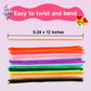 Pipe Cleaners, 300pcs 20 Colors, Craft Supplies, Pipe Cleaner Chenille Stems, Craft Pipe Cleaners, RED BLUE GREEN BLACK ORANGE YELLOW PINK