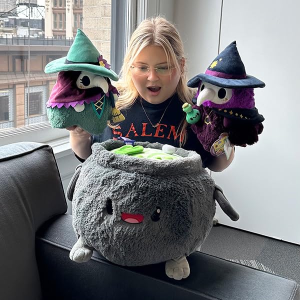 Squishable - Mini Witchy Plague Doctor & Nurse Set - The Mysterious Doctor Plague Collection - 10.75 in - Soft Toy Collectible Stuffed Animal