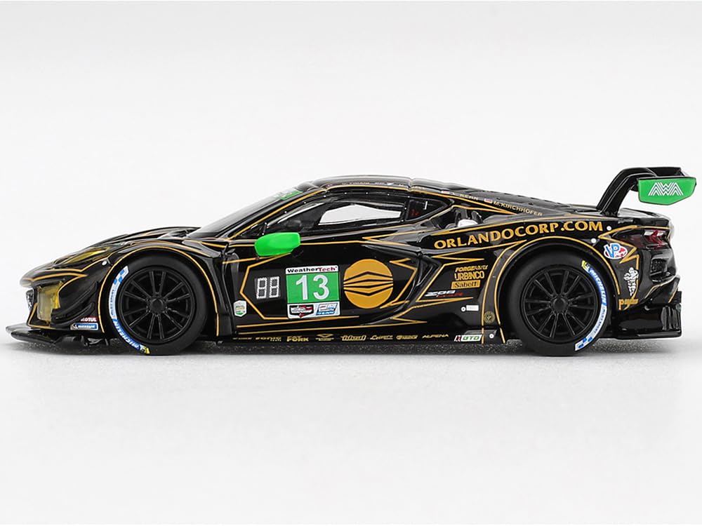 MINI GT Z06 GT3.R #13 Matt Bell - Orey Fidani - Lars Kern - Marvin Kirchhofer AWA GTD Class Winner IMSA 24 Hours of Daytona (2025) Limited Edition