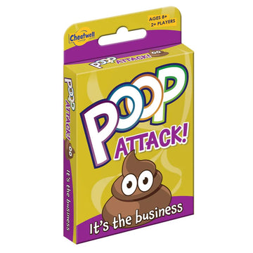 Outset Media Poop Attack Travel Card Game - The Game that Takes an unprecedented Look at the Wonders of the Animal World! - for 2 or More Players Ages