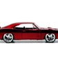 Jada Toys Fast & Furious Dom's Dodge Charger Daytona DIE-CAST Car, 1: 24 Scale Red (97060)