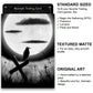Fantasy North - Crow on the Gravestone - Inked Moonlight Horror Series - 100 Textured Matte TCG Card Sleeves - Fits Magic MTG Commander Pokemon and