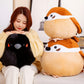Sparrow Plush Toy 17.8inch Large Fat Bird Plushie Doll Cute Ball Soft Throw Pillow Funny Animal Form Plush Stuffed ToyCushion Kids and Adults Gift