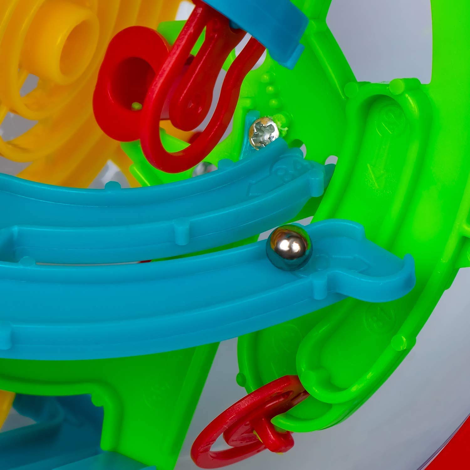 Carlerait 3D Maze Ball, 6.3in Interactive Puzzle Ball with 118 Obstacles