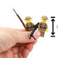 Battle Brick 1.6 Inches Tall US Army WW1 Doughboy Soldiers Collectible Custom Minifigures| Genuine Military Minifig | Printed in The USA | World WAR |