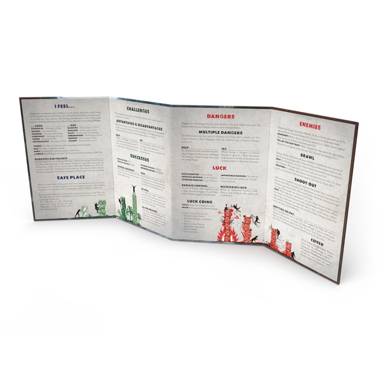 Broken Compass Adventure Narrator ACESSORY KIT - Roleplaying Game Inspired by Adventure Movies, Fun RPG for Kids and Adults, Ages 14+, 2-5 Players