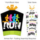 Big Dot of Happiness Set the Pace - Running - Table Decorations - Track, Cross Country or Marathon Party Fold and Flare Centerpieces - 10 Count