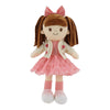 Linzy 15" Little Sweet Hearts Lily Doll, My First Plush Rag Doll for Girls