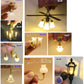 1:12 Scale Dollhouse Miniature Bedroom Chandelier LED Light mounting to Ceiling; Height 3.5CM